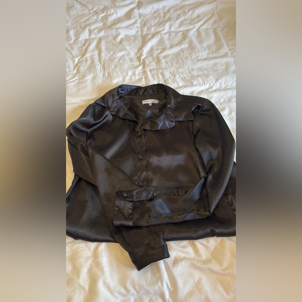 Calvin Klein Satin shirt